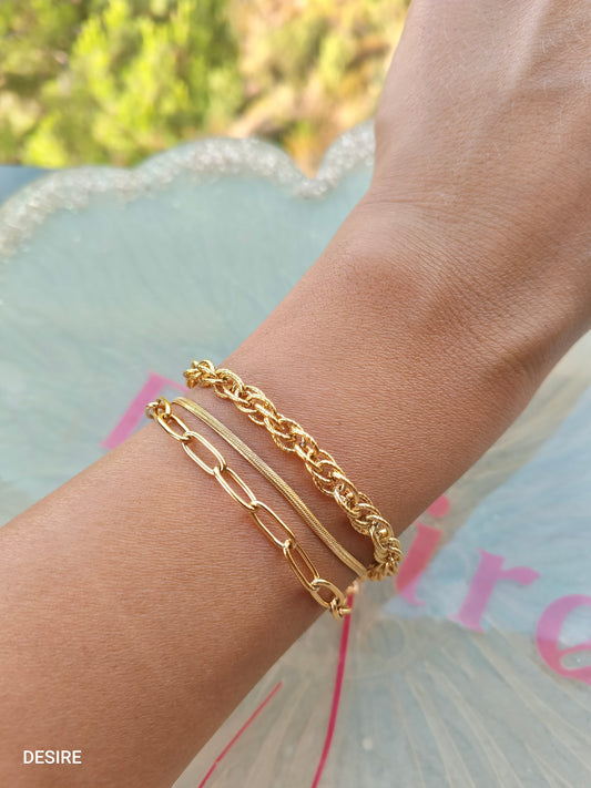 Trilayered Bracelet