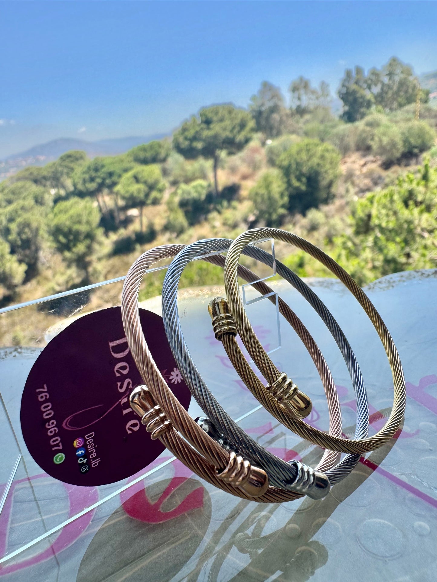 Tricolored Daily Bangles