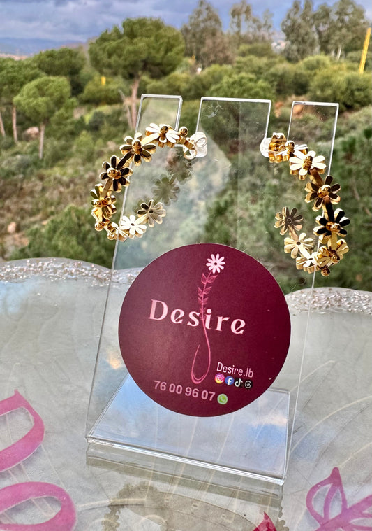 Daisy Hoops
